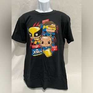 Funko Pop! Marvel X-Men T-Shirt Wolverine Cyclops Xavier Professor X
